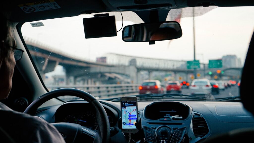 Photo Self-driving van