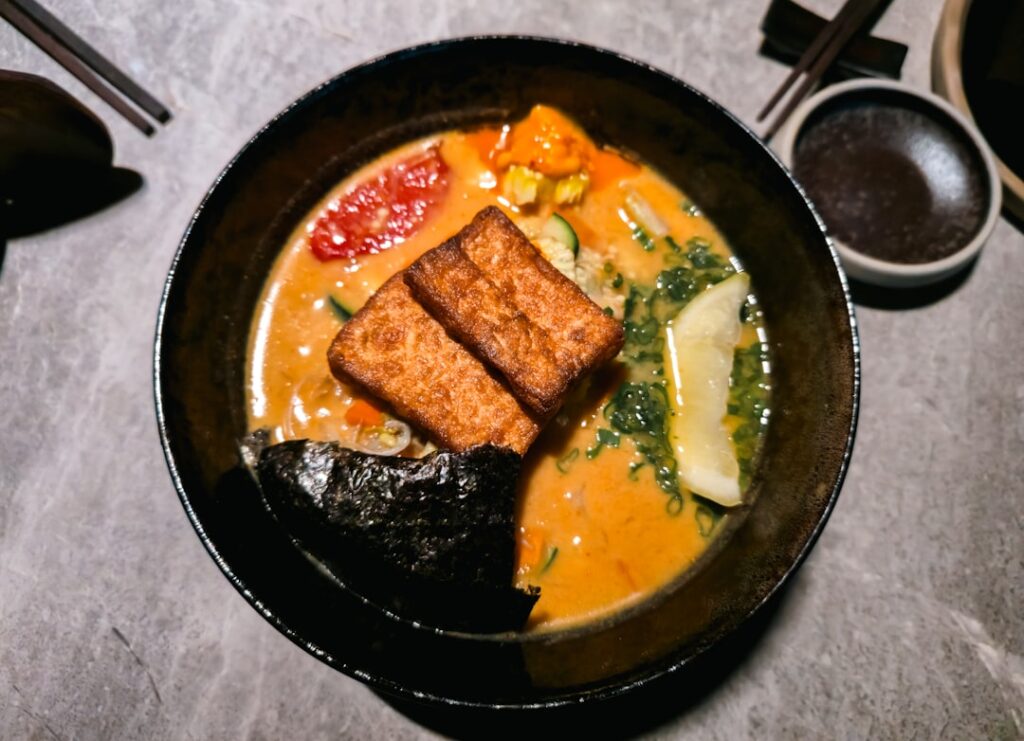 Photo vegan Asian dishes